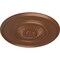 Ekena Millwork Large Floral Ceiling Medallion, Hand-Painted Polished Copper, 41 1/8"OD x 2 1/2"P CM41FLPOS - alternate 4